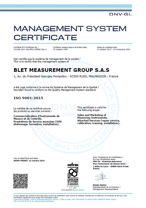 BLET Measurement Group