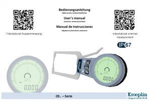 Manuel d'utilisation du quicktest Kroeplin