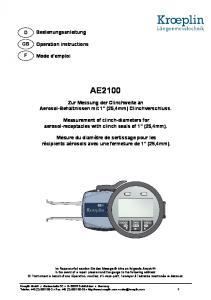 AE2100 - Mesure diam�tre de sertissage d�a�rosols