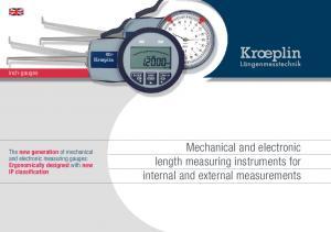 Palpeurs KROEPLIN - Brochure en anglais