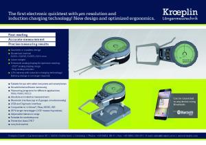Palpeurs KROEPLIN Quicktest