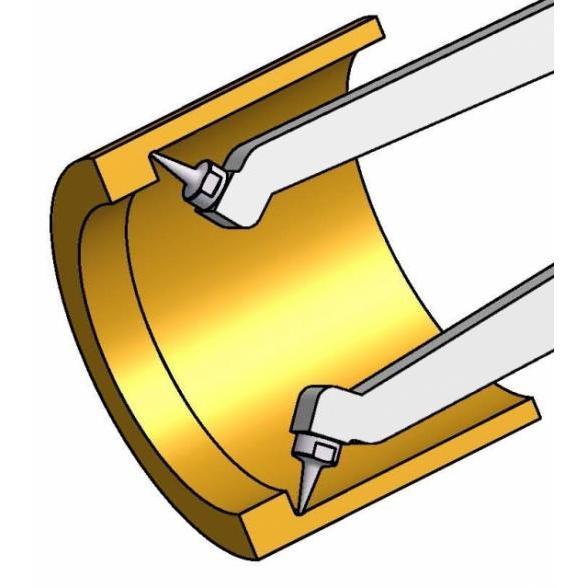 Mesure intrieure<br>trous borgnes